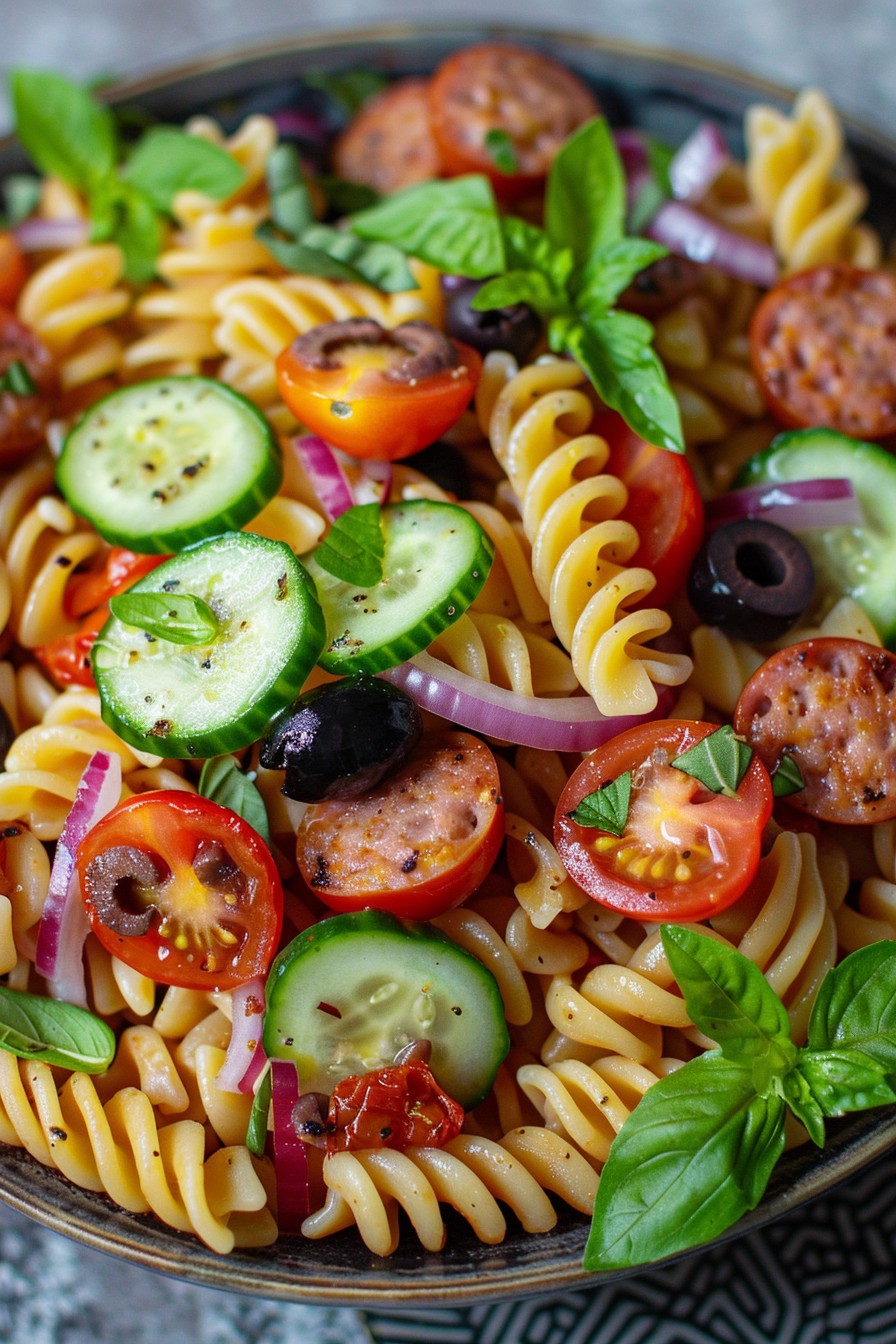 Pasta Salad Recipe With Sausage