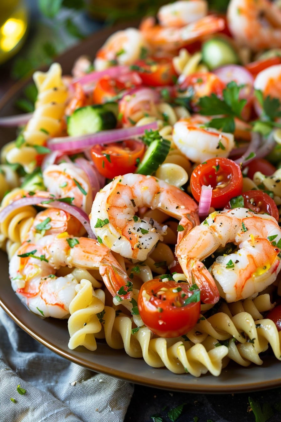 Pasta Shrimp Salad Recipe: A Summer Delight