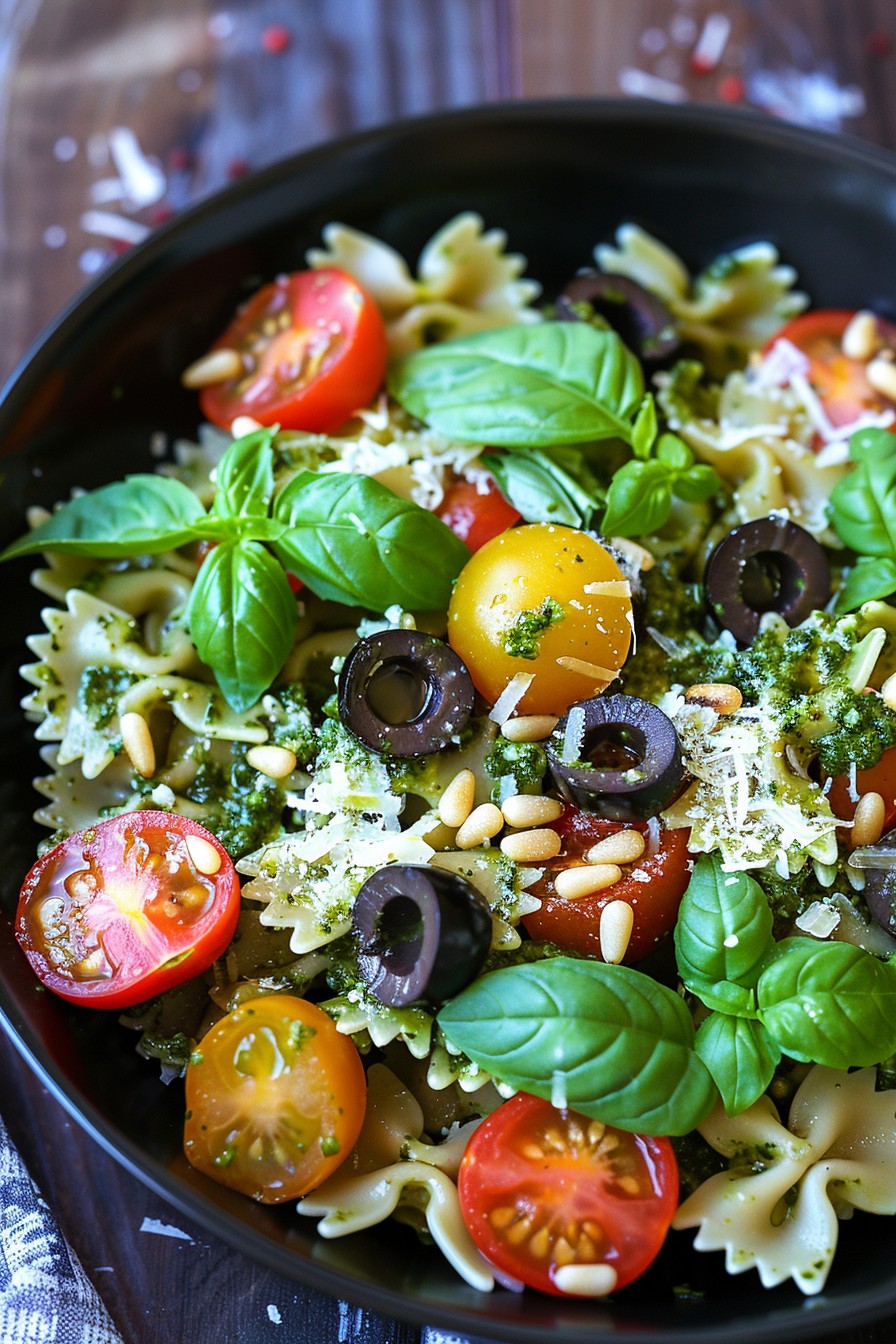 Pesto Bowtie Pasta Salad Recipe