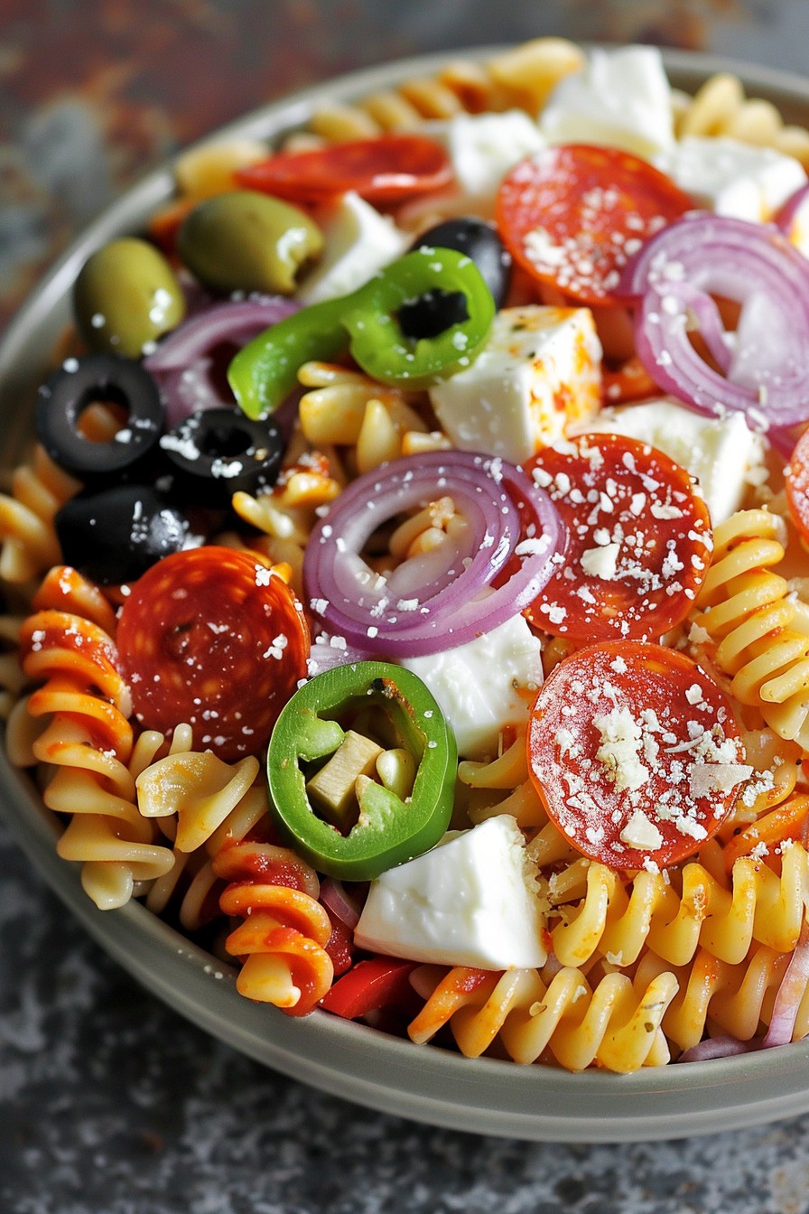 Pizza Pasta Salad Recipe