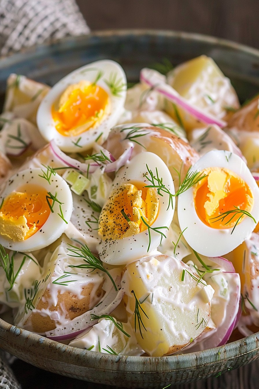 Creamy Dreamy Potato Salad Without Celery – A Celery-Free Delight