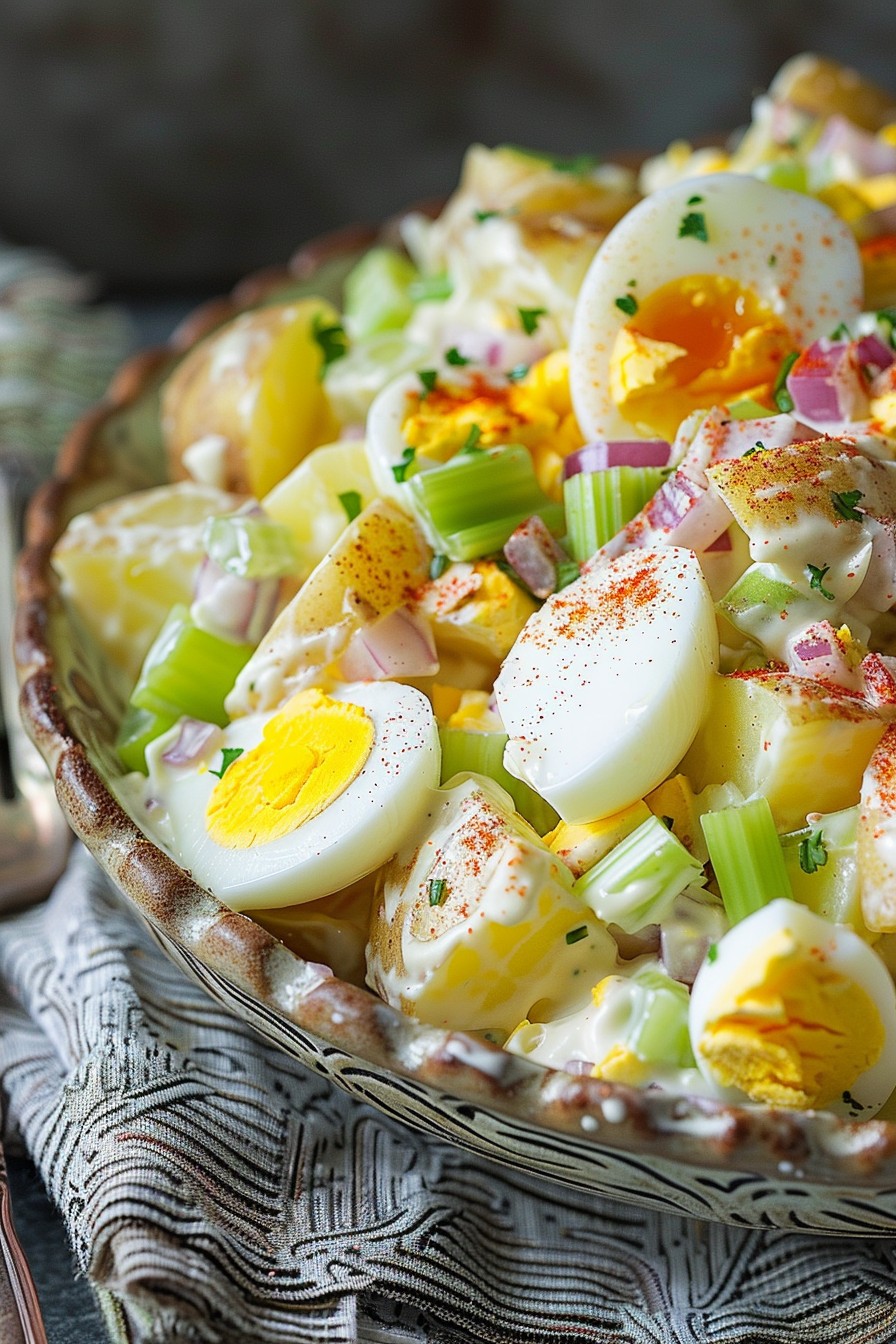 Creamy Classic Potato Salad Recipe: A Picnic Must-Have