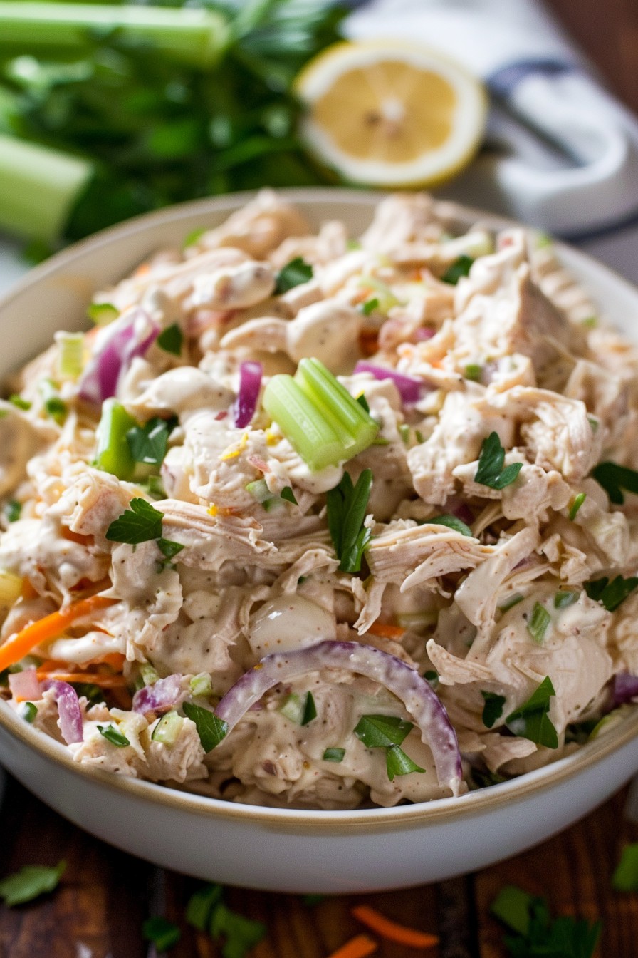 Pulled Chicken Salad Recipe: A Flavor Fiesta in Every Bite