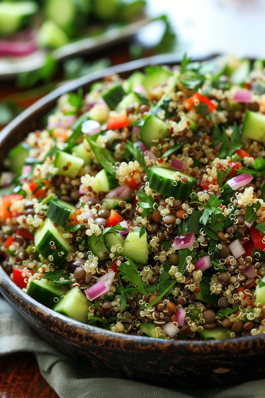 Quinoa and Lentil Salad Recipe: A Protein-Packed Delight