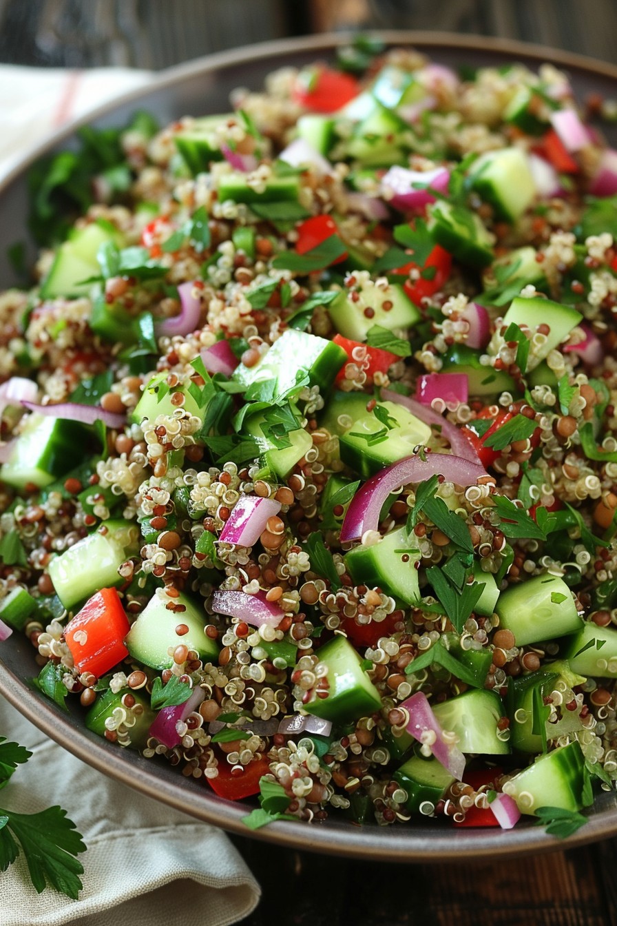 Quinoa And Lentil Salad Recipe