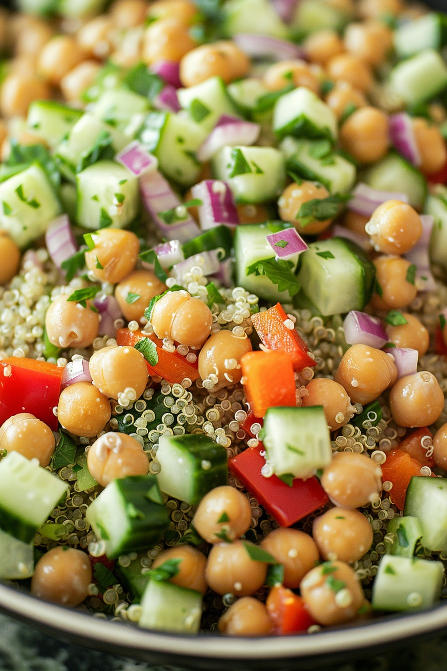 Quinoa Chickpea Salad Recipe: A Flavor Fiesta in a Bowl