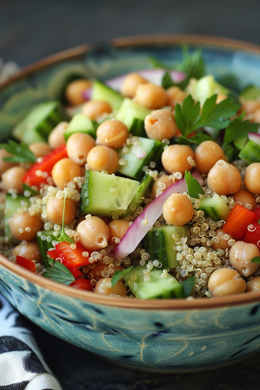 Quinoa Chickpea Salad Recipe