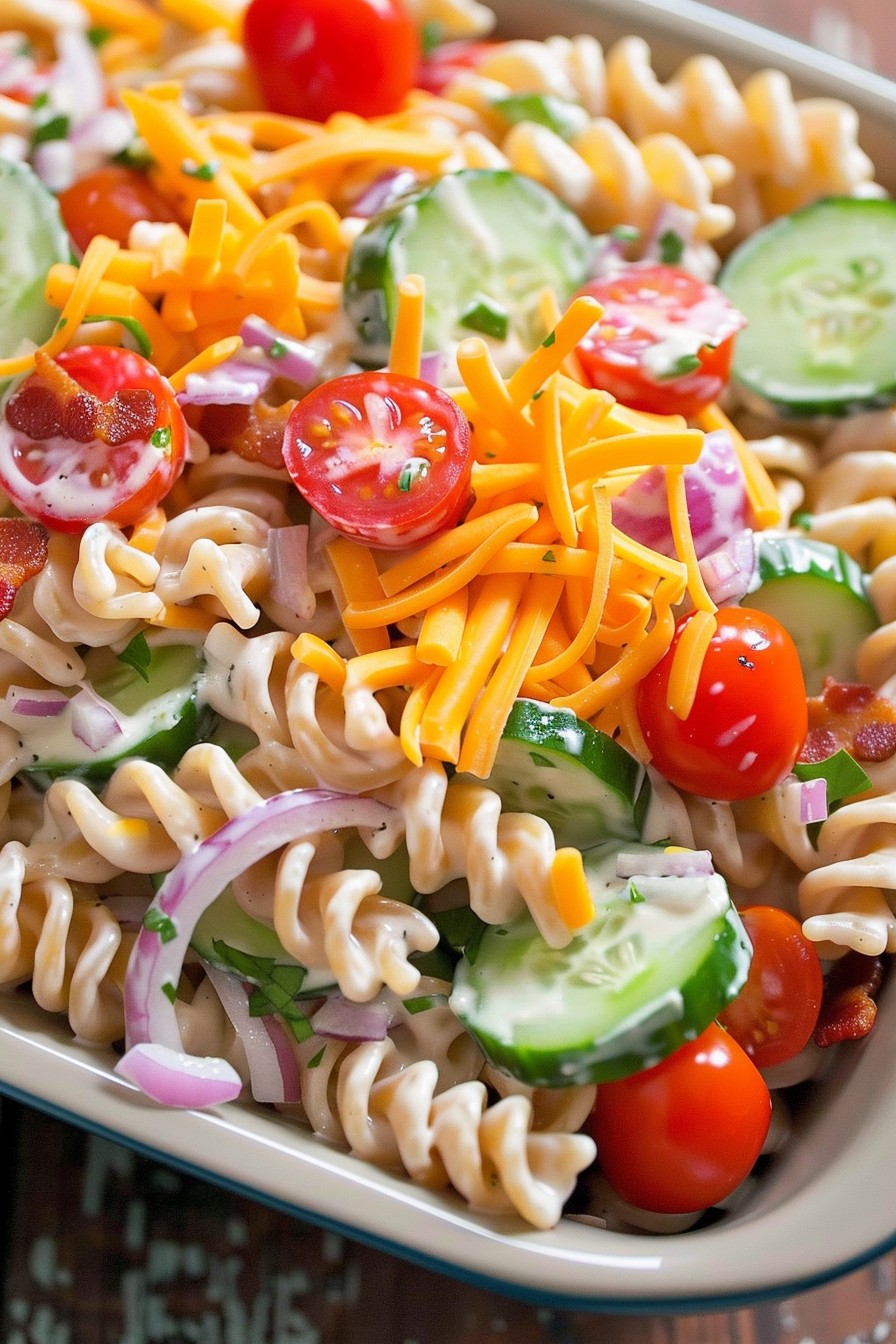Ranch Pasta Salad Recipe: A Creamy, Crunchy Delight