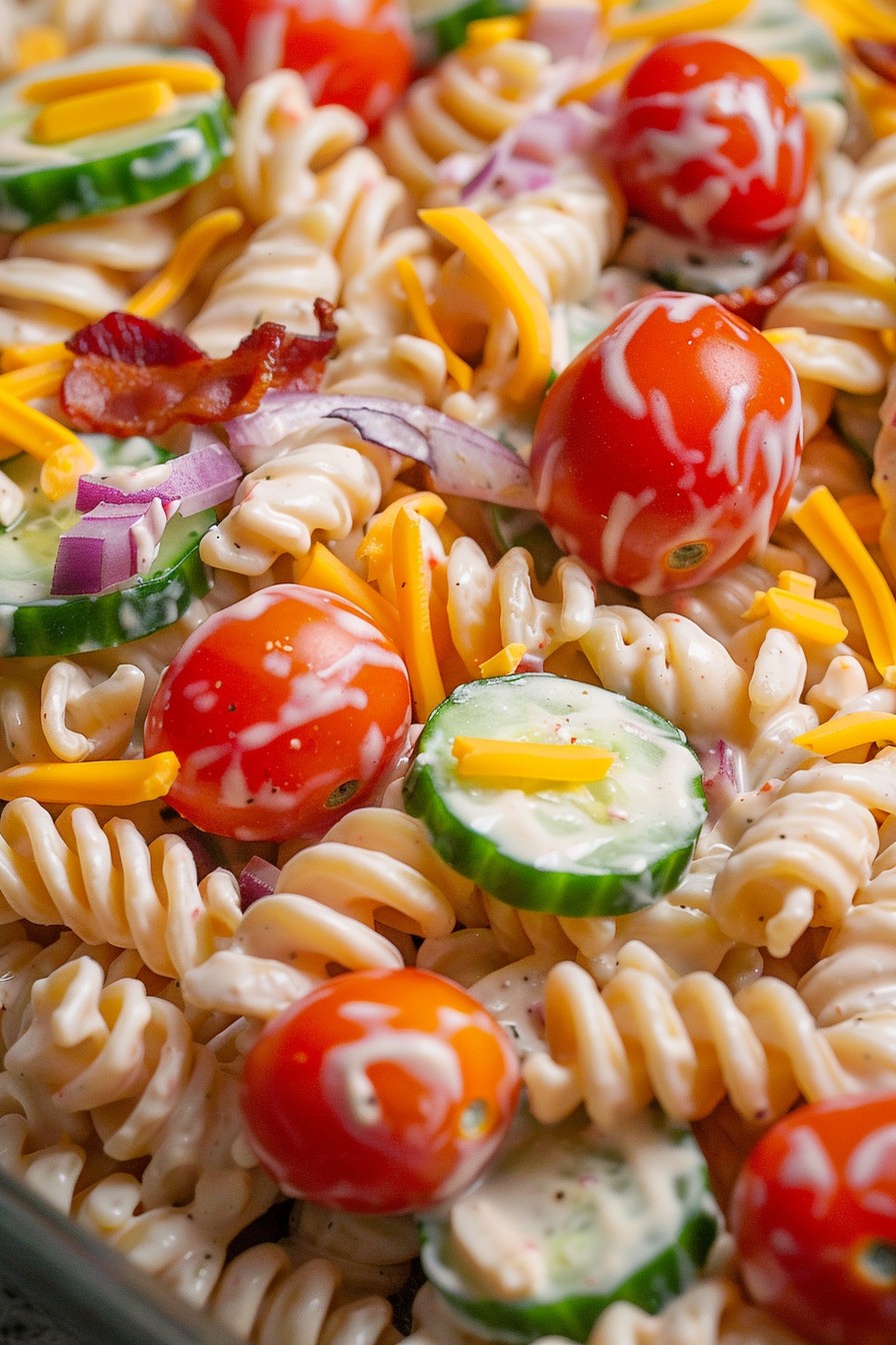 Ranch Pasta Salad Recipe