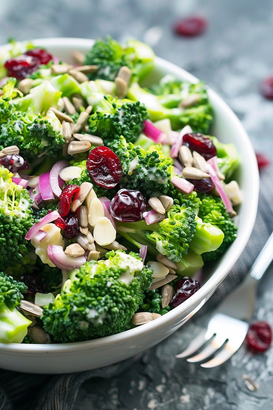 Raw Broccoli Salad Recipe