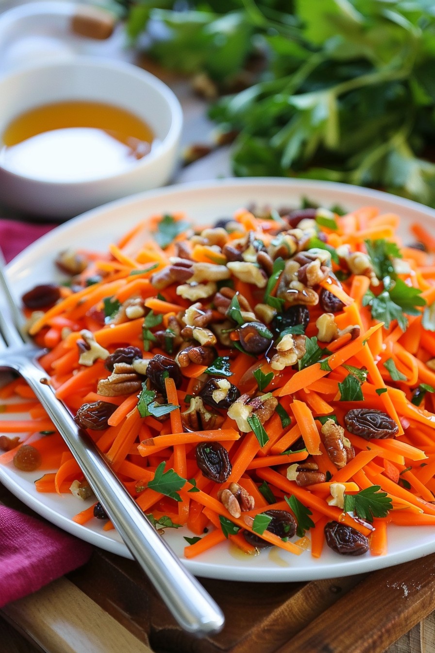 Crunchy & Fresh Raw Carrot Salad Recipe: A Veggie Delight
