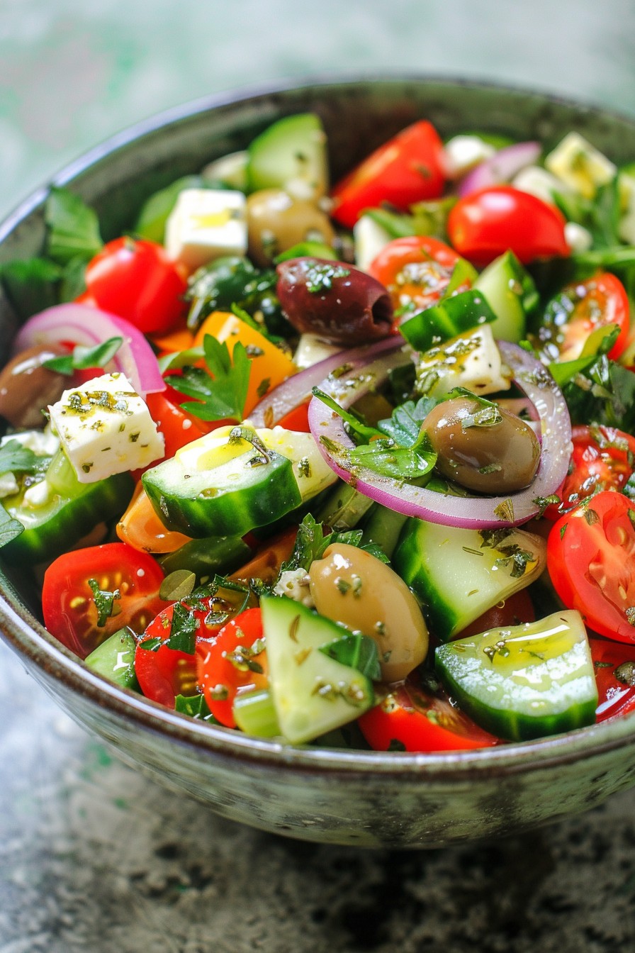 Recipe For Greek Salad And Dressing