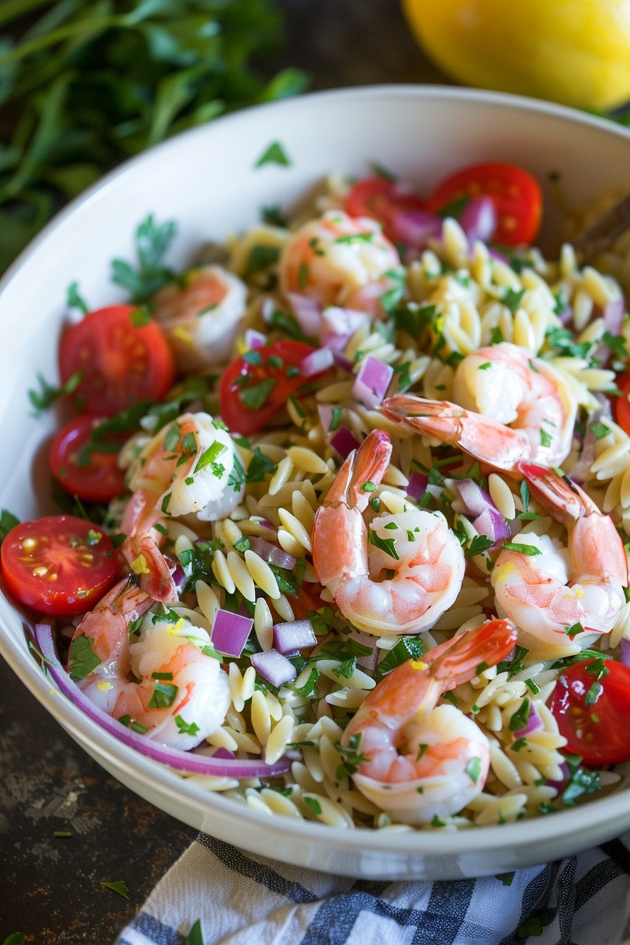Orzo Salad with Shrimp: A Summer Delight