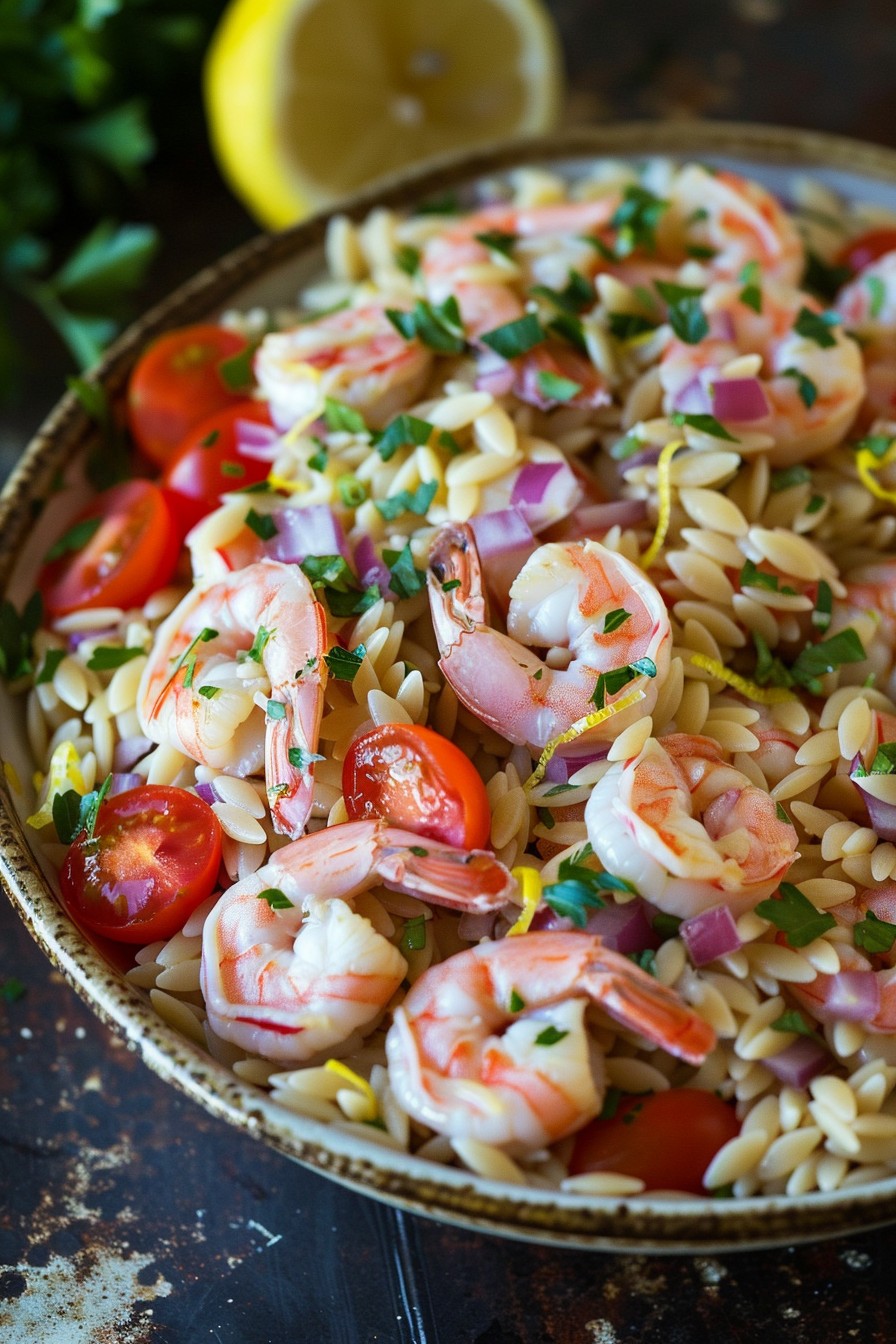 Recipe For Orzo Salad With Shrimp