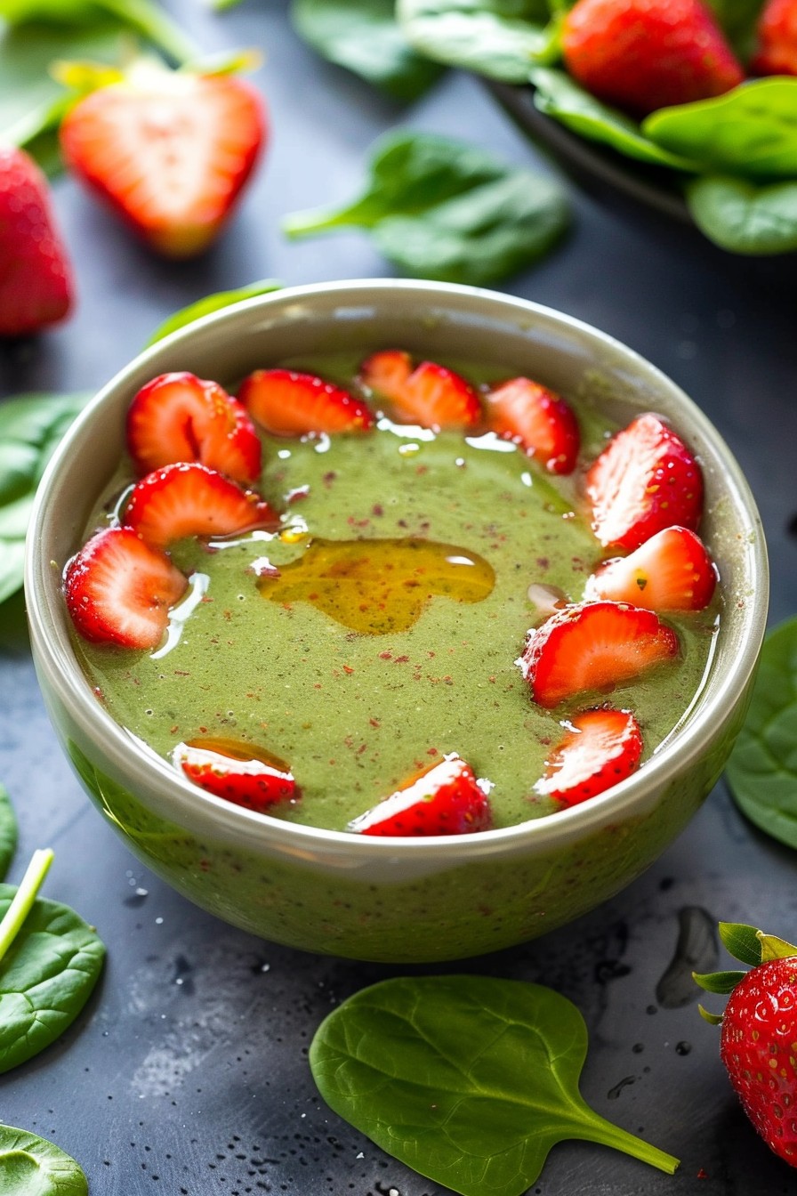 Spinach Strawberry Salad Dressing: A Sweet & Tangy Delight