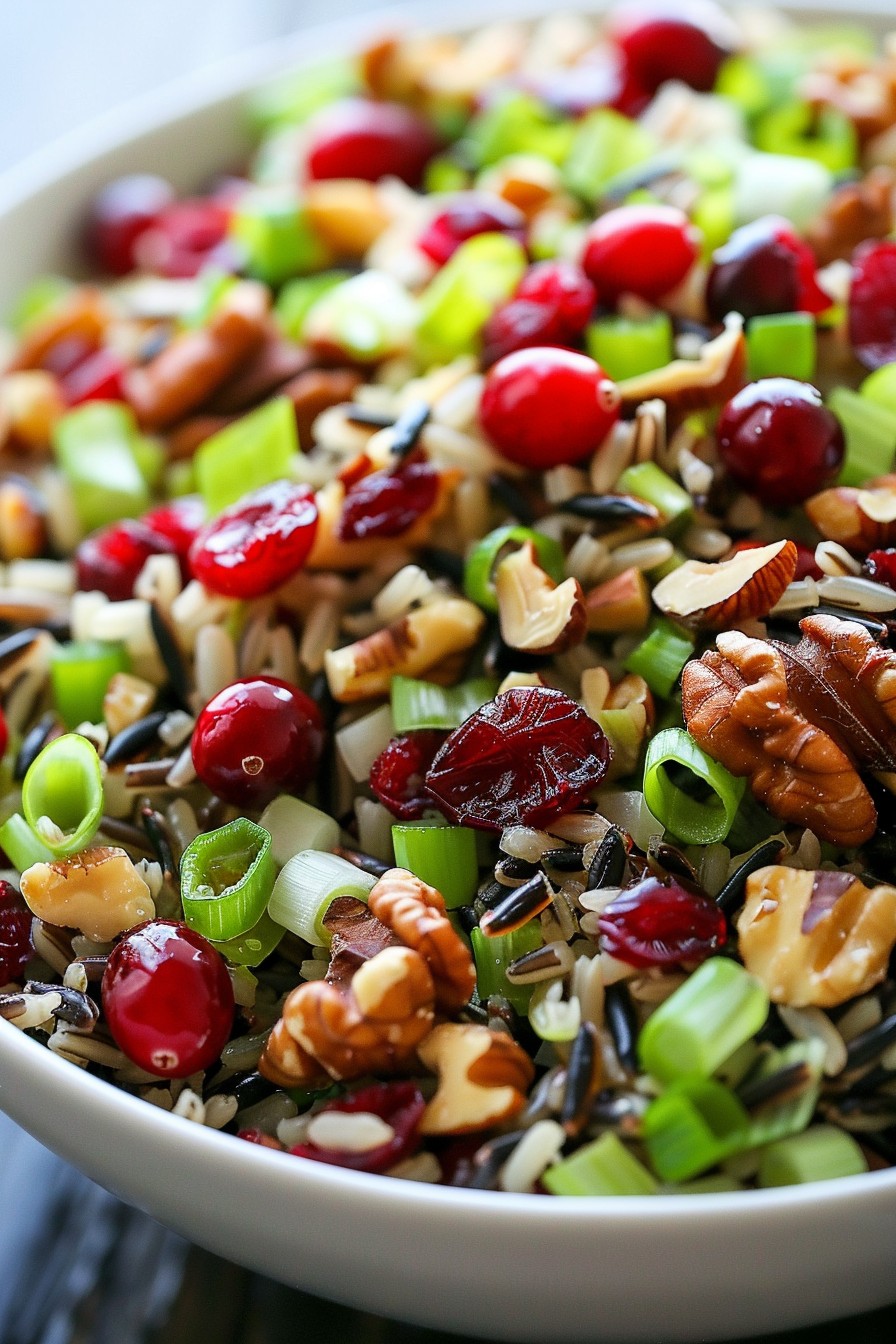 Wild Rice Salad: A Nutty, Fruity, and Crunchy Delight