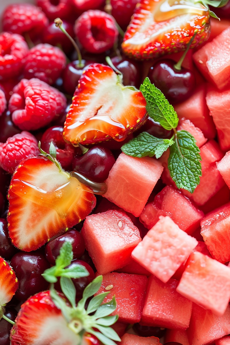 Red Fruit Salad Recipe