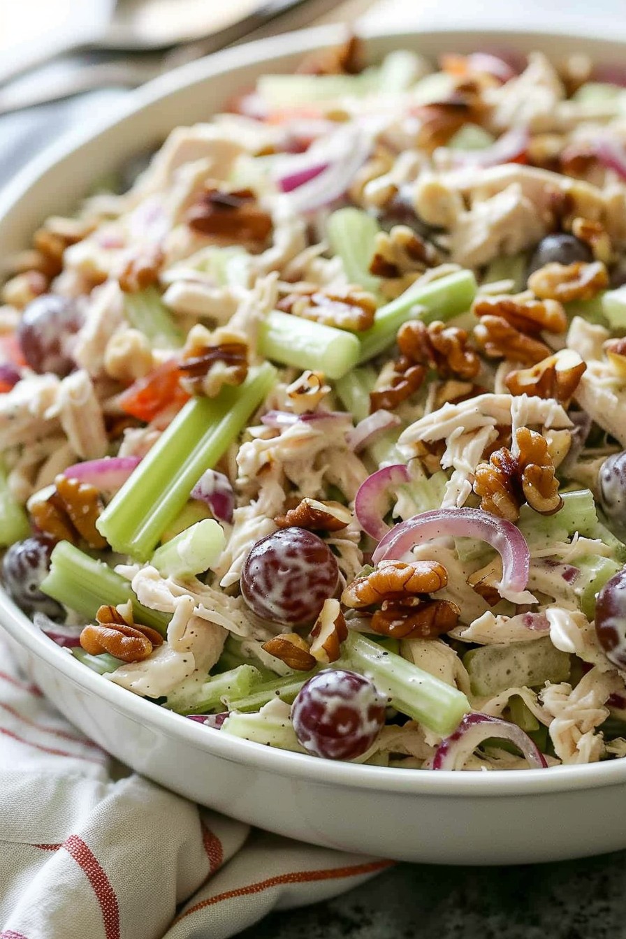 Round Swamp Chicken Salad Recipe