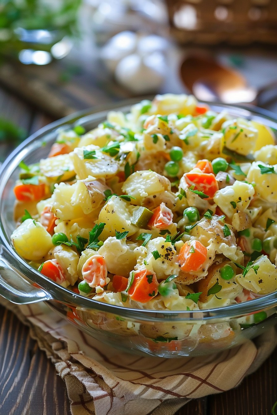 Russian Potato Salad Recipe: A Creamy, Dreamy Side Dish