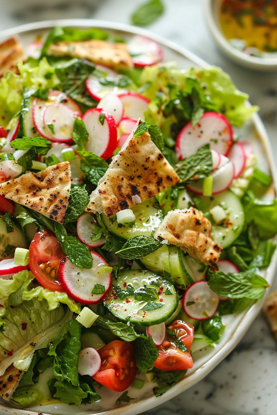 Salad Fattoush Recipe: A Crispy, Fresh Middle Eastern Delight