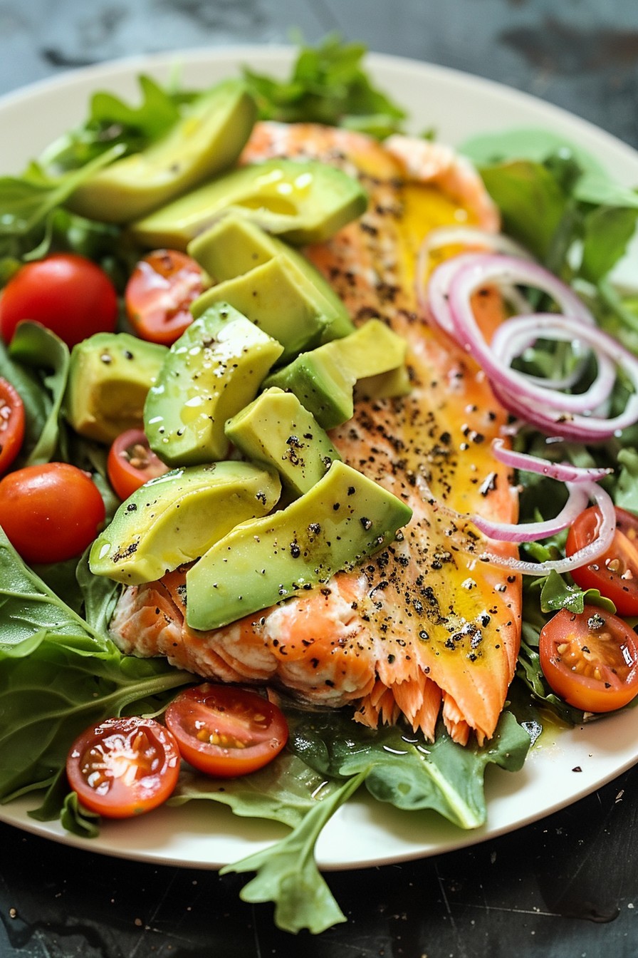 Salmon Avocado Salad Recipe