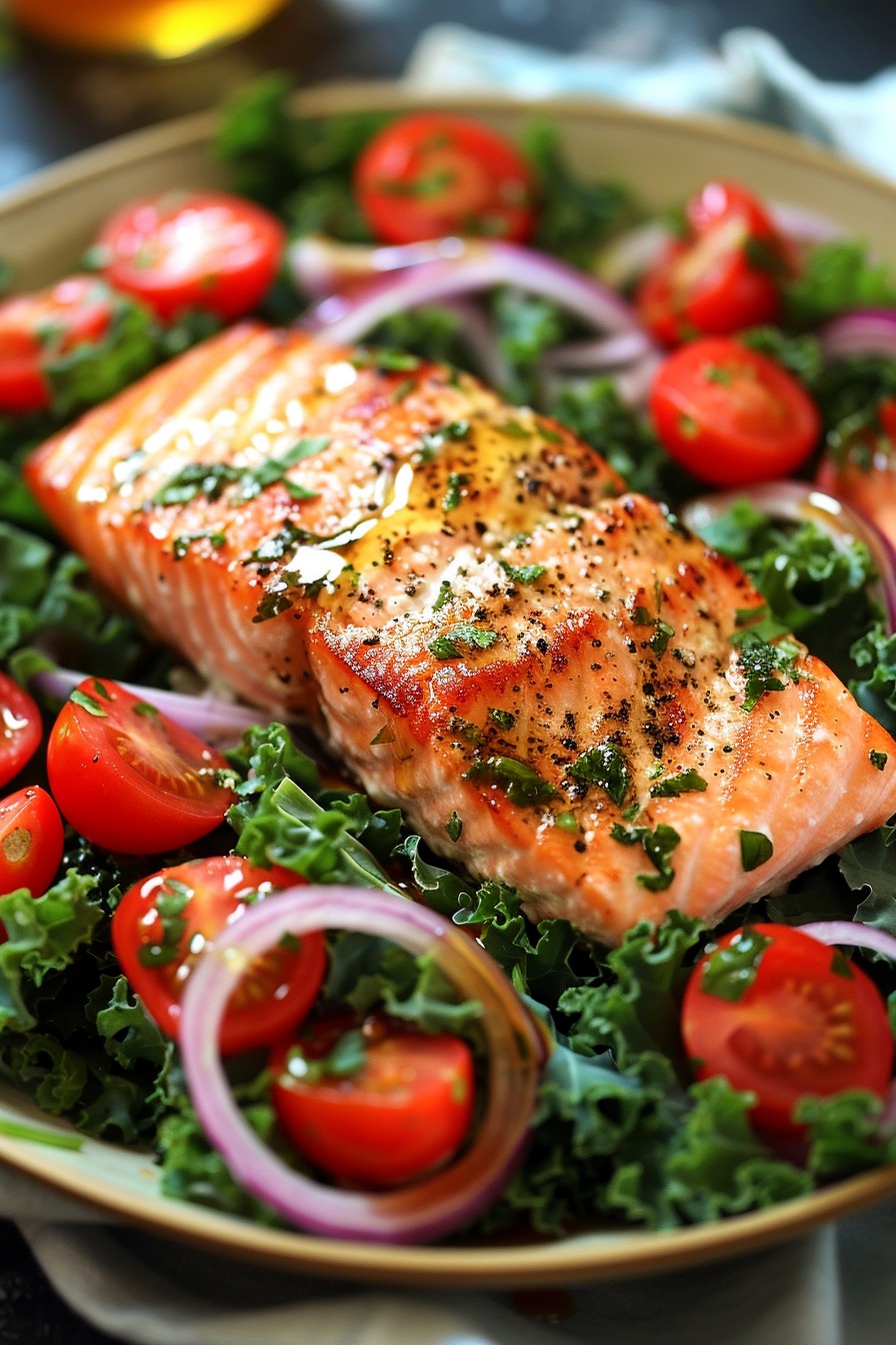 Salmon Kale Salad Recipe: A Fresh Twist on Healthy Eating