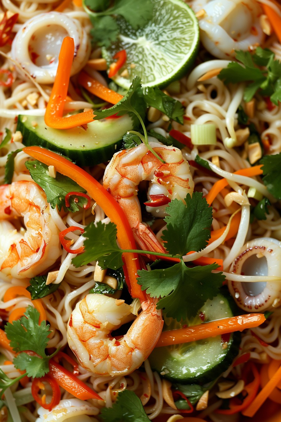 Seafood Noodle Salad Recipe: A Refreshing Summer Delight