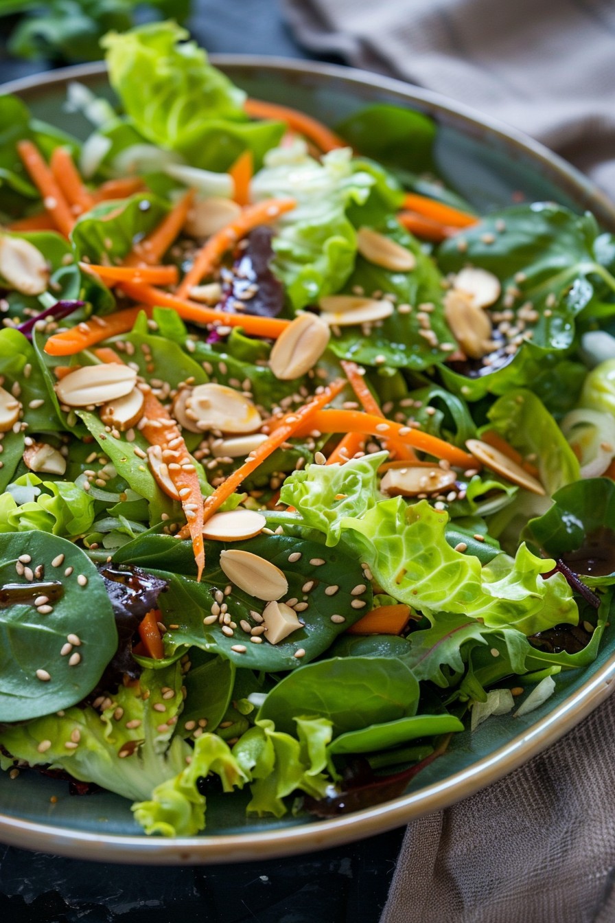Sesame Dressing Salad Recipe: A Crunchy, Flavorful Delight
