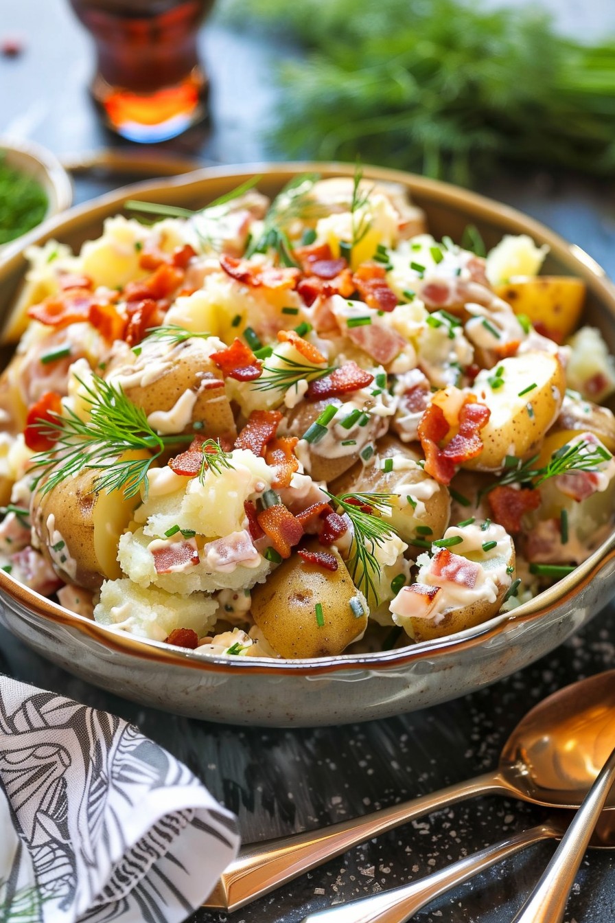 Smashed Potato Salad Recipe