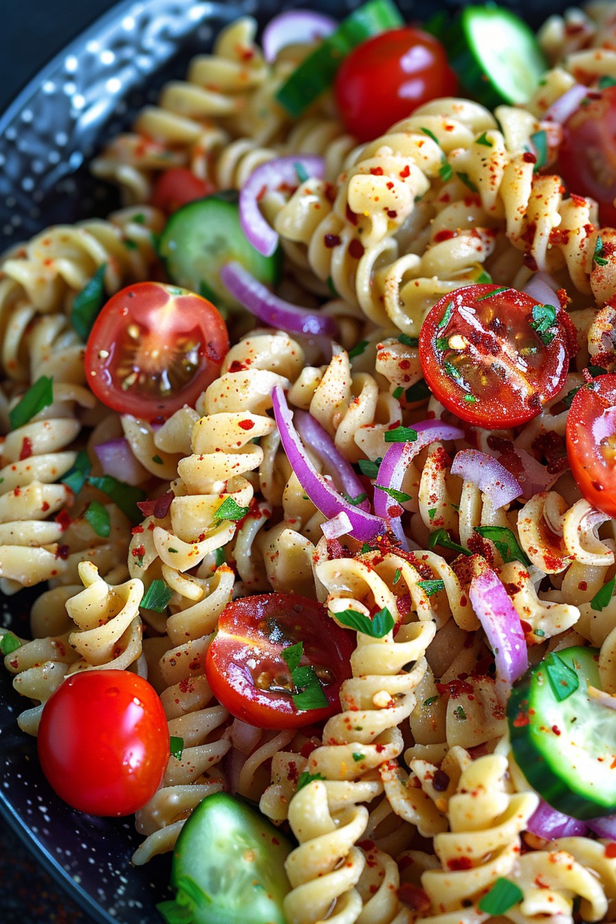Spicy Pasta Salad Recipe: A Fiery Twist on a Classic