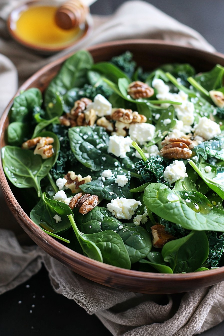 Spinach And Kale Salad Recipe