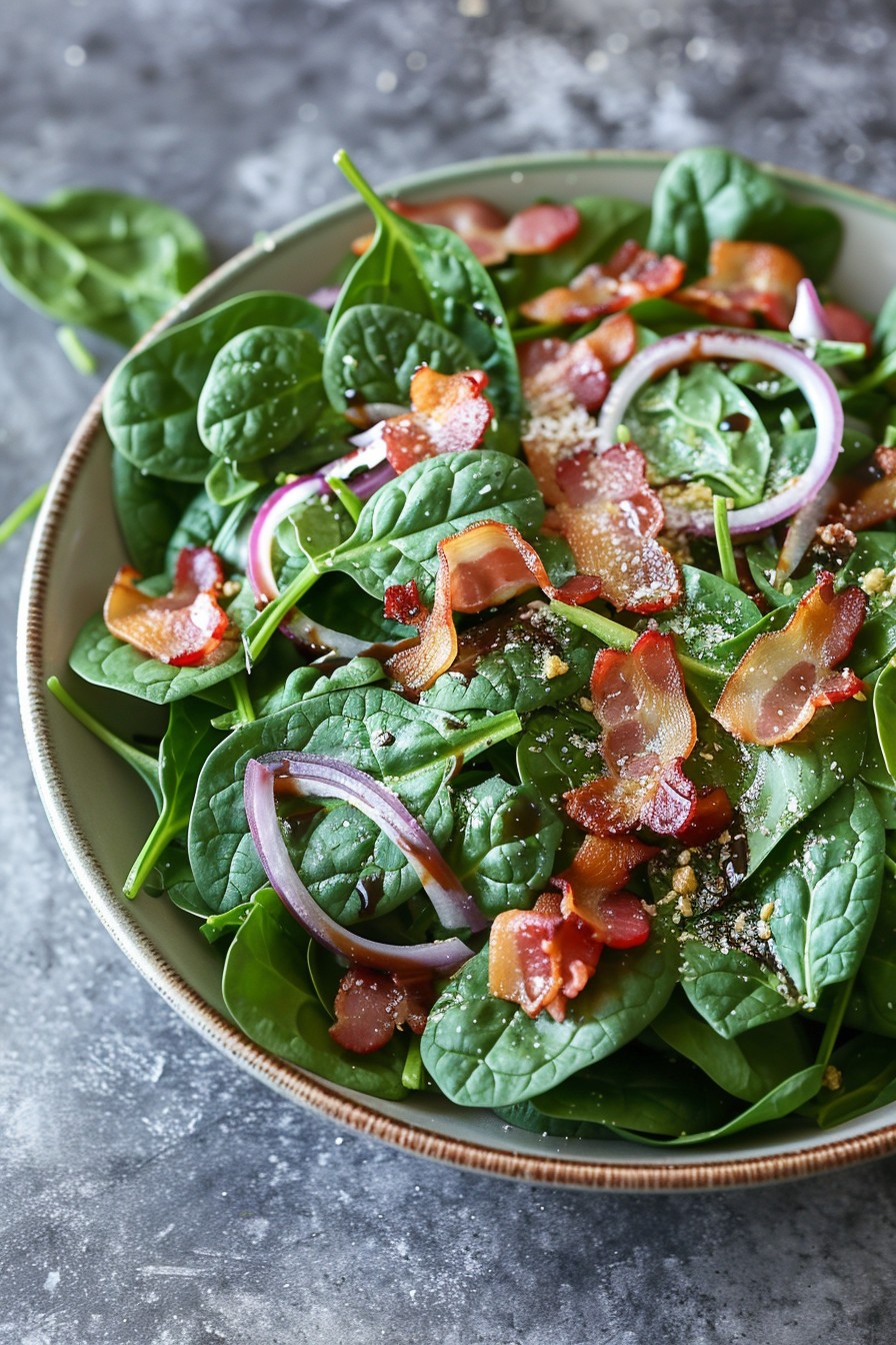 Spinach Salad Bacon Recipe