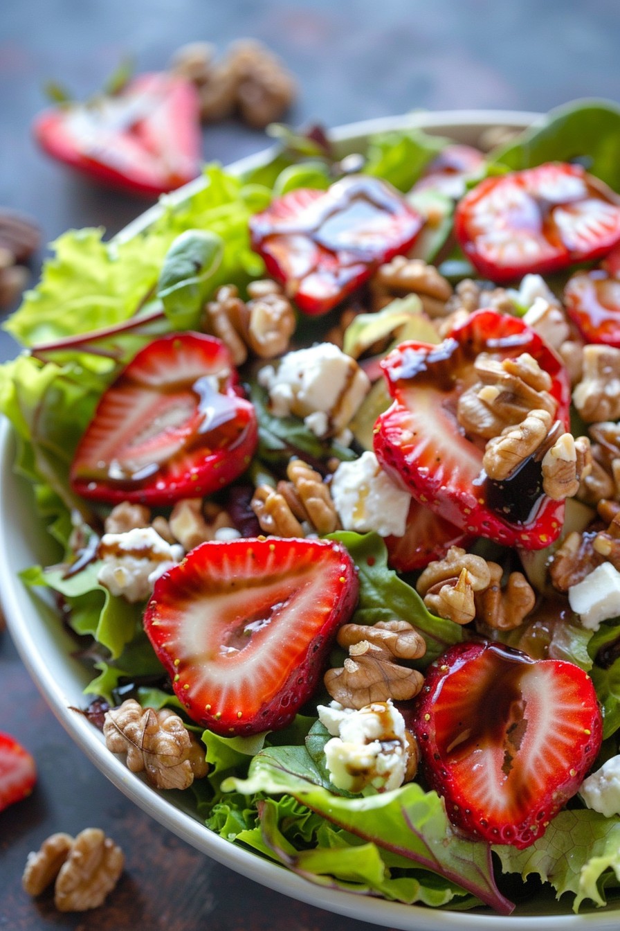 Strawberry Walnut Salad Recipe: A Summer Delight