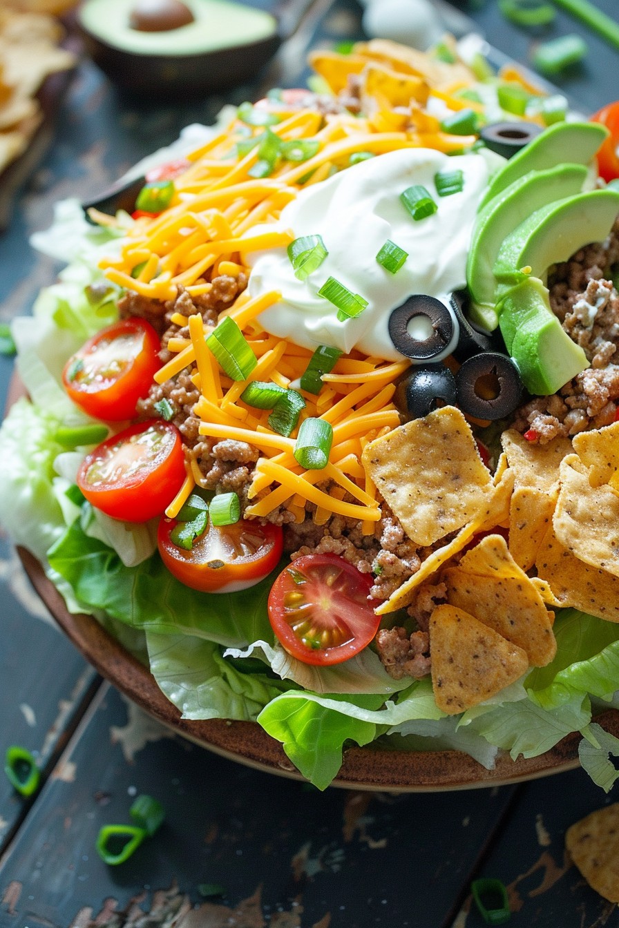 Taco Layer Salad Recipe