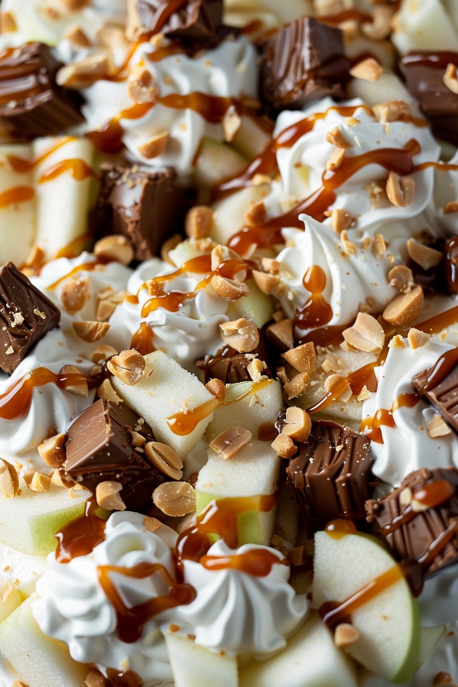 Taffy Apple Salad Recipe With Snickers