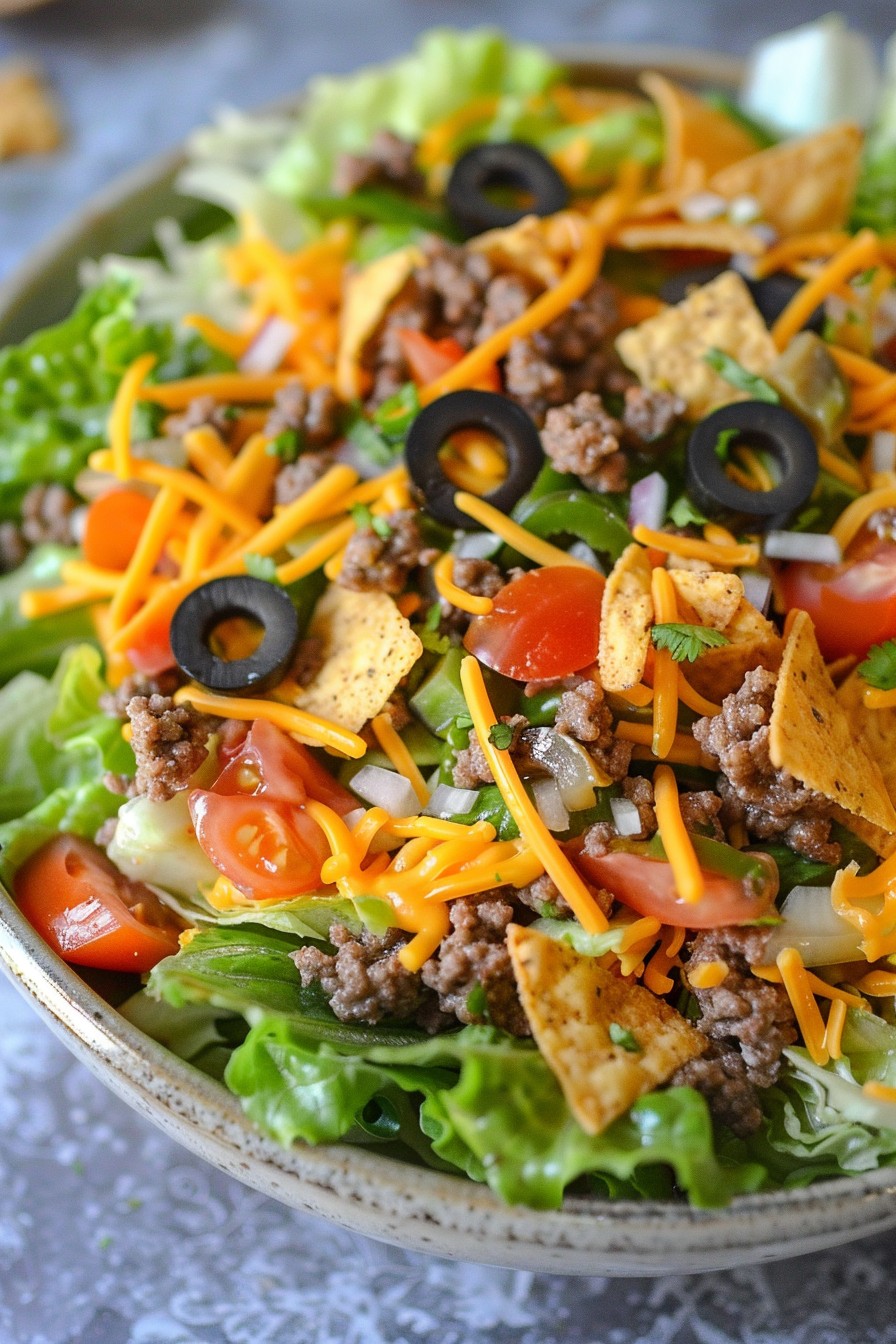 Thousand Island Taco Salad Recipe