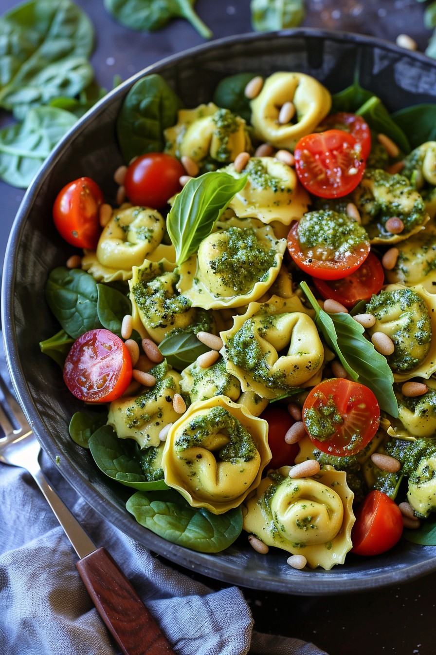 Tortellini Pesto Salad Recipe
