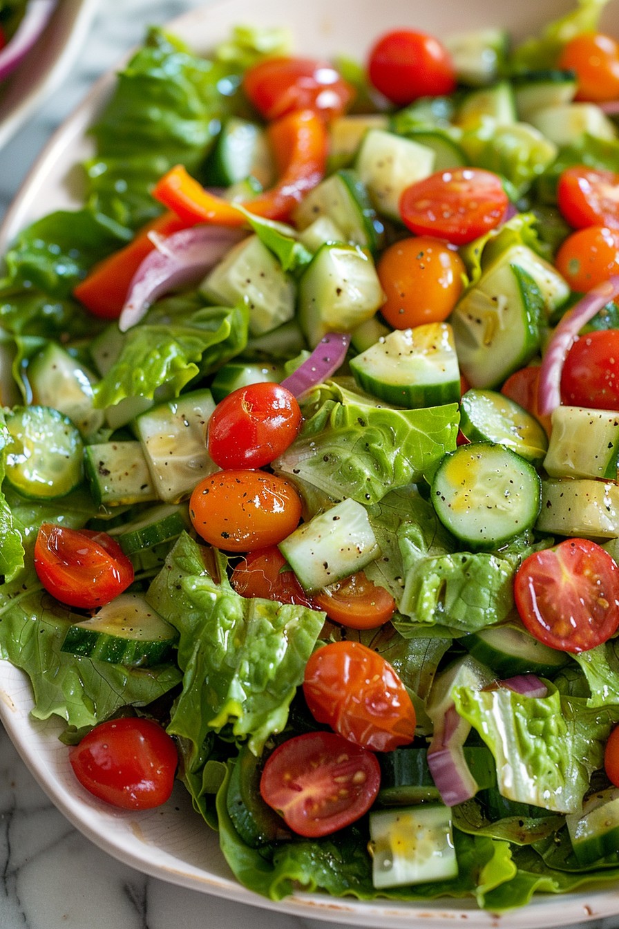 Crunchy Veggie Delight: A Vegetable Salad Recipe That’s Anything But Boring
