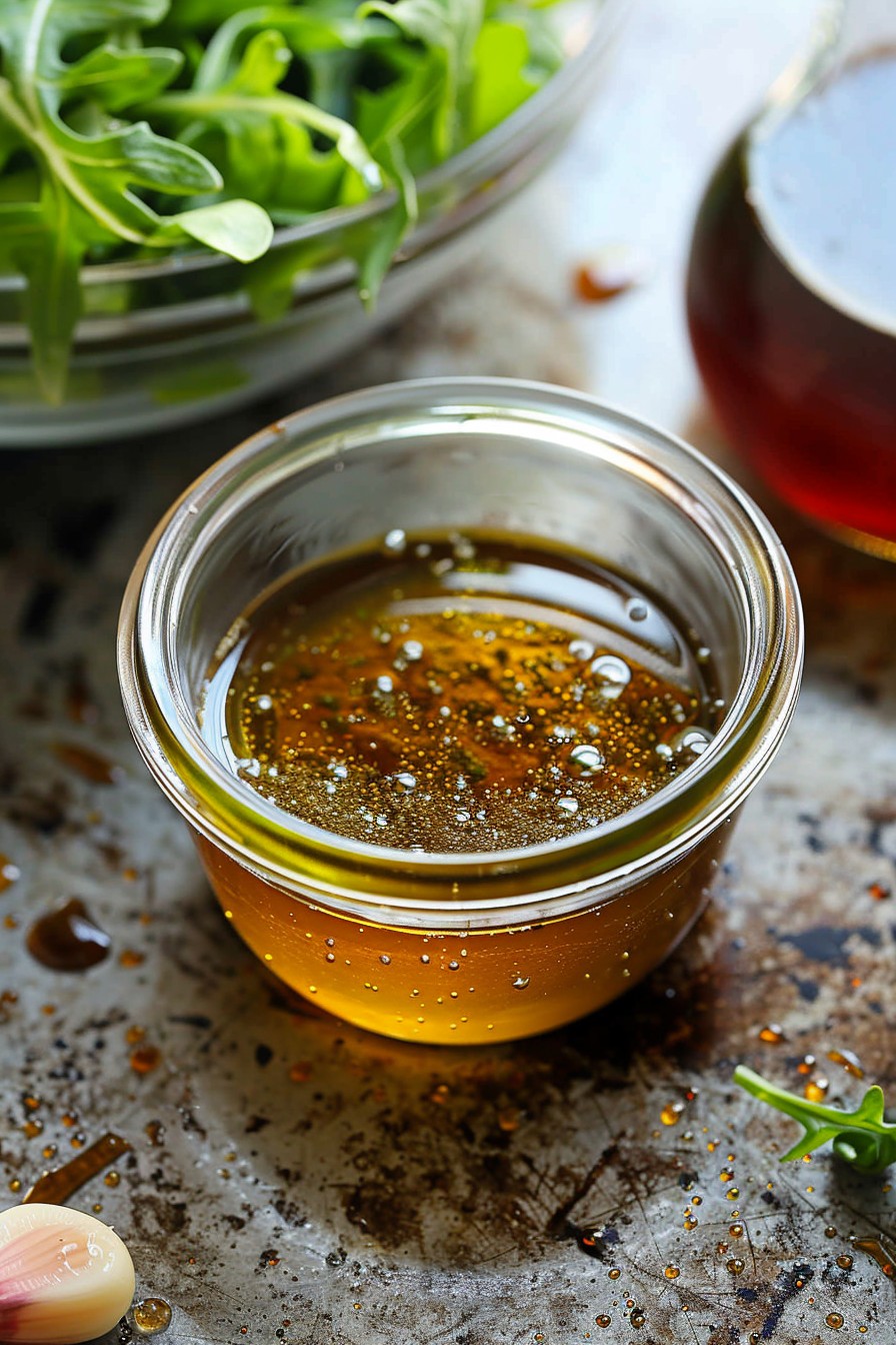 Zesty Vinegar and Olive Oil Salad Dressing Recipe: A Simple Delight