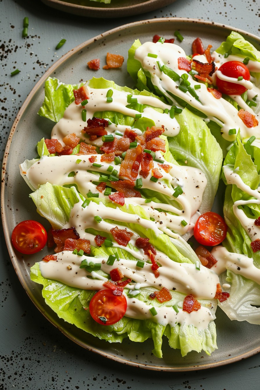 Wedge Salad Recipe Without Blue Cheese – A Crispy, Creamy Delight