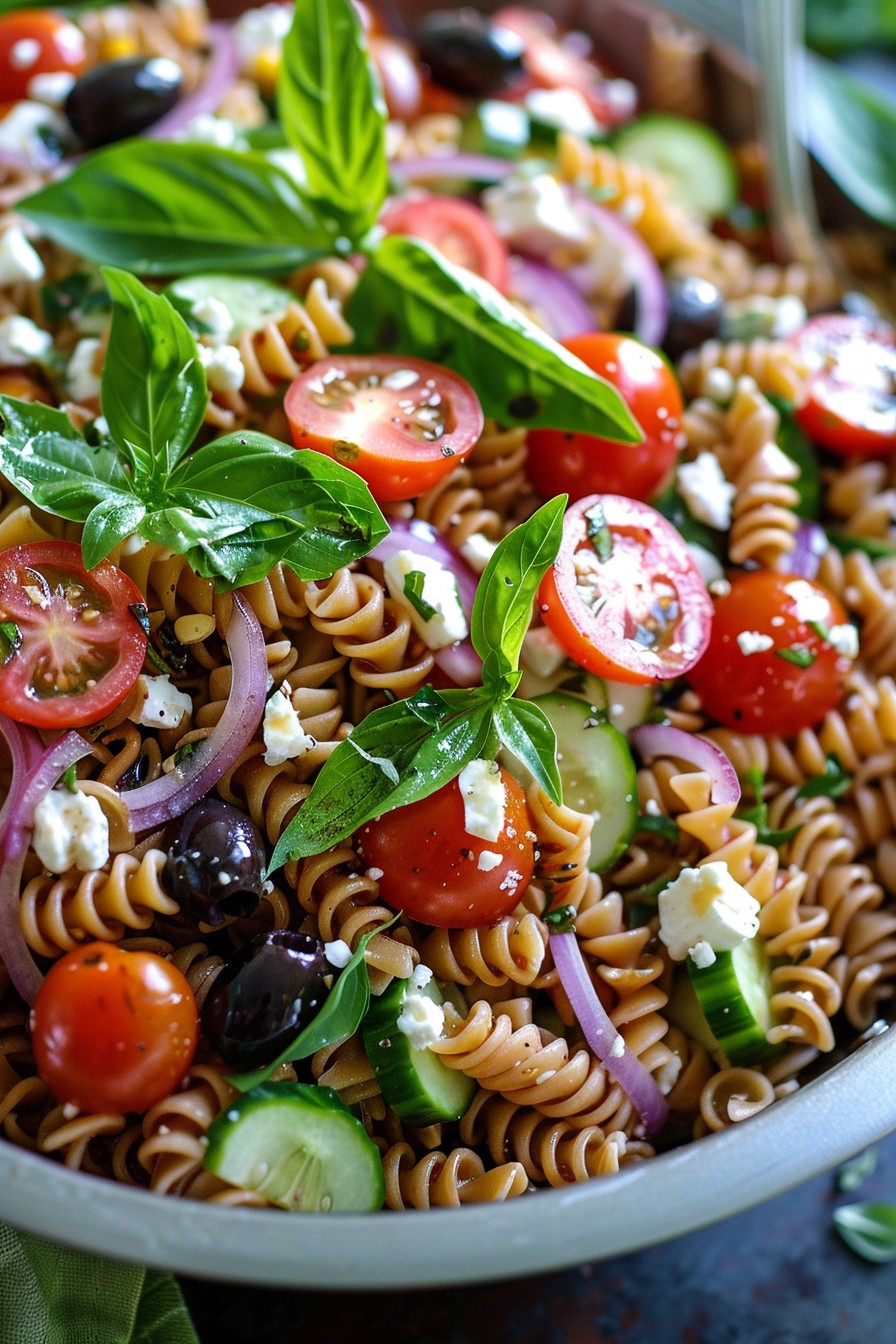 Whole Grain Pasta Salad Recipe: A Wholesome Delight