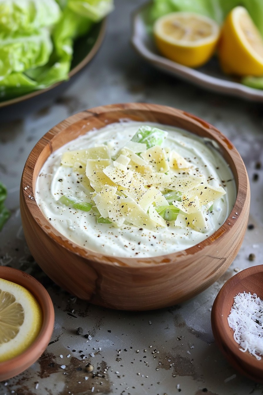 Yogurt Caesar Salad Dressing Recipe